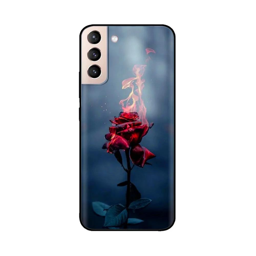 Силиконовый чехол для Samsung Galaxy S21FE Чехол S21 Ultra 5G Мягкий ТПУ чехол для телефона S21 FE Fundas Для Samsung S21 Plus s21+ S 21 Обложка