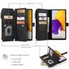 Кожаный чехол-книжка на молнии для Samsung Galaxy A57 A37 A17 A16 A36 A56 A15 A35 A55 A14 A34 A54 A25 A13 A53 Кошелек Сумка для карт