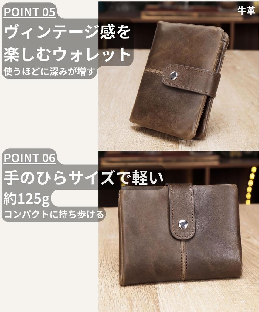 Ventury Bifold Настоящая Кожаная Кошелек Мужской, Кошелек для Карт и Монет, Большой, Вмещает 13, С Отделением для Монет, Простой, Винтажный Коричневый, Кожа, Держатель, Карман, Вместимость, Карты, Кошелек,