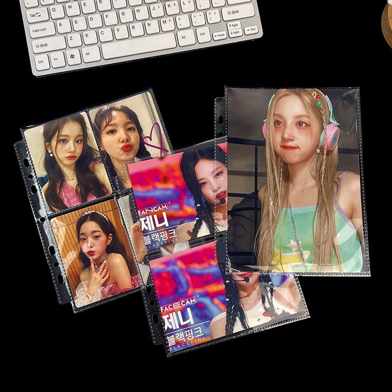 Большой четырехугольный альбом для хранения фотографий Polaroid формата А5 с изображением звезд и отделениями для открыток 3x6 дюймов