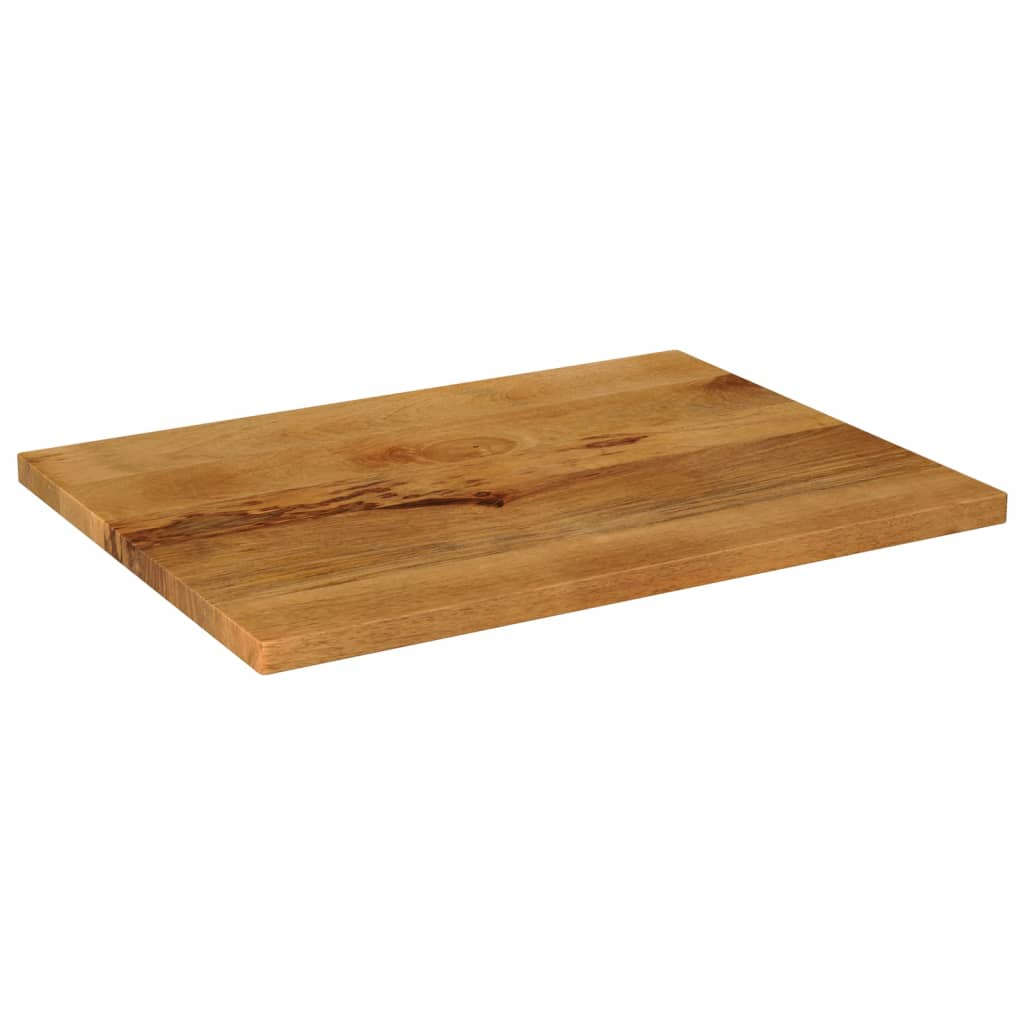 Table Top 80 x 60 x 2.5 cm Rectangular Solid Mango Wood
