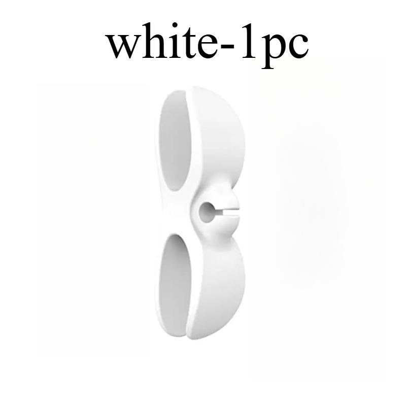 2pcs Household Kitchen Storage Wire Winder Traceless Plug Fixed Power Cord Organizer Cable Management Home Storage Tools