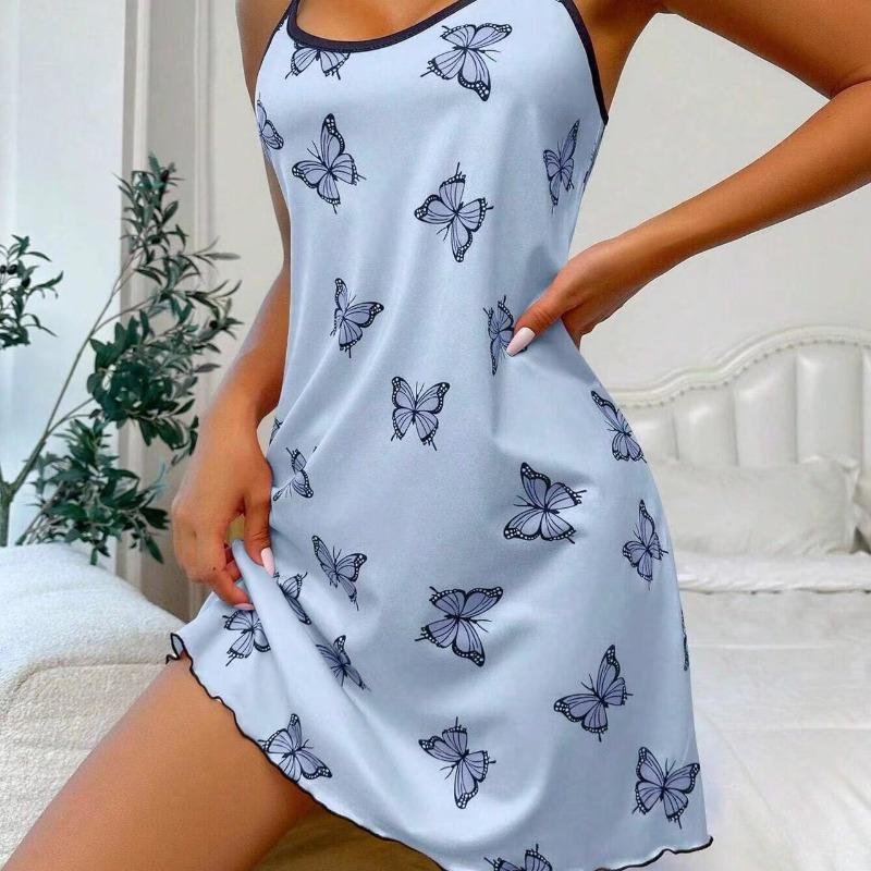 Женские пижамы ночные рубашки ночная рубашка юбка-комбинация удобная проветриваемая повседневная