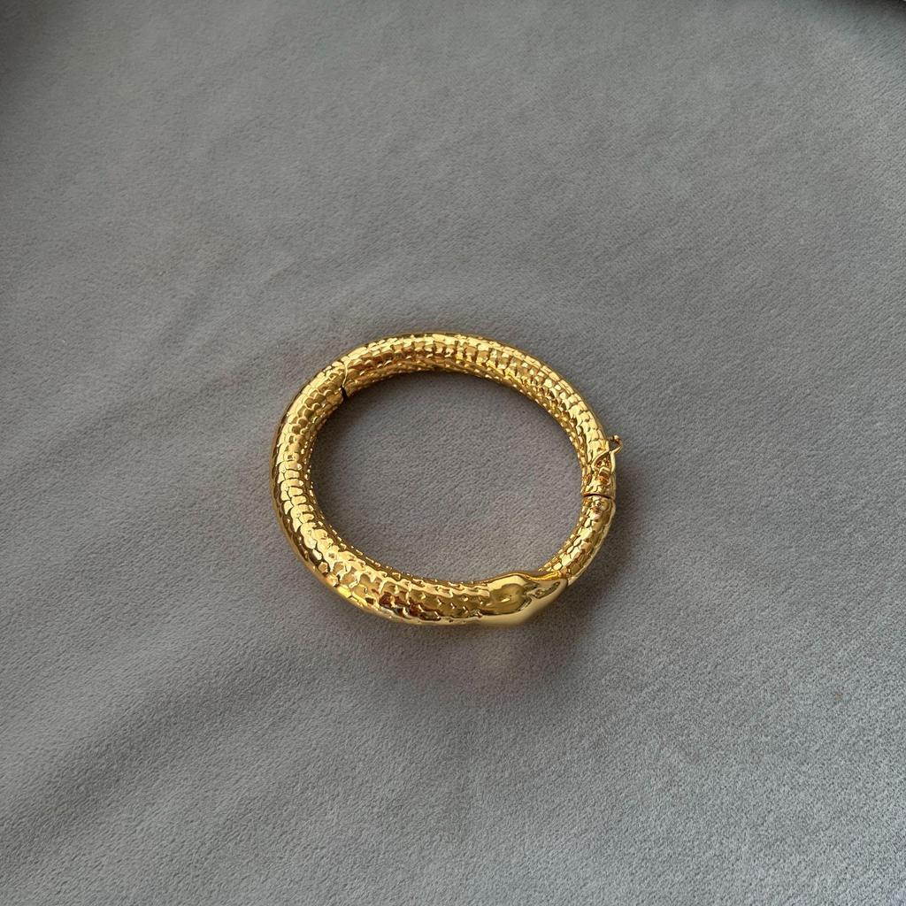 Французский браслет в стиле AB, год Змеи: Ретро, Универсальный, Высококлассная мода со змеиным принтом