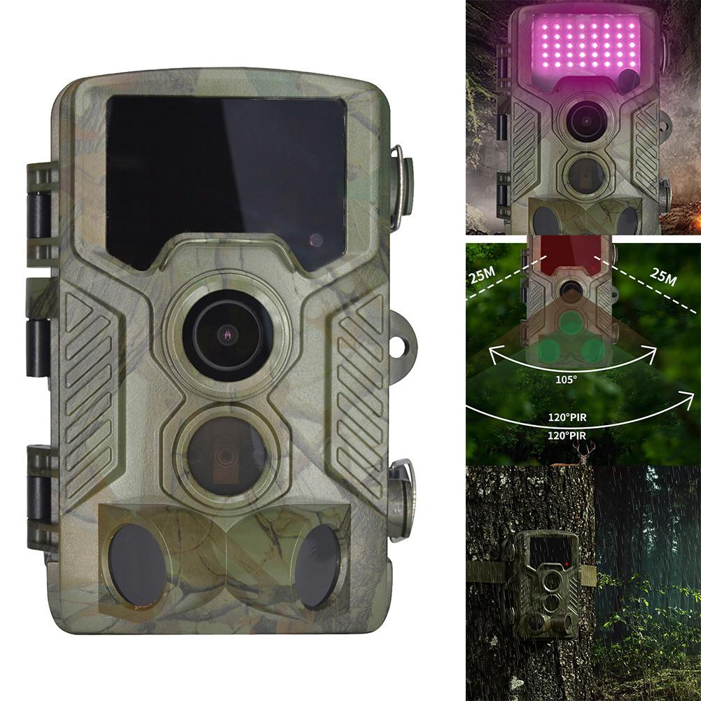 Прочная дистанционная высококачественная камера для охотничьих троп 0,2 с, уличный USB-водонепроницаемый кабель 1080p, 2,4-дюймовый ЖК-дисплей