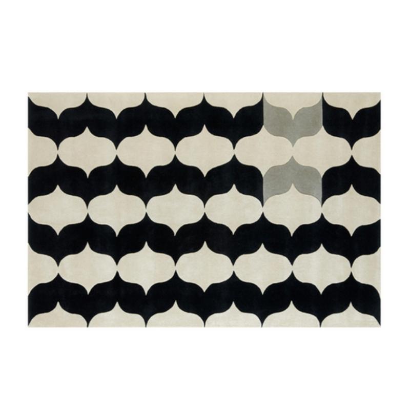 French Retro Bedroom Decor Stripe Carpet Minimalist Carpets for Living Room Home Art Plush Floor Mat Large Area Thickened Rug