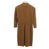 FOXEY Made in Japan wool 7 minutes sleeve knit one piece 38 Brown Women Used