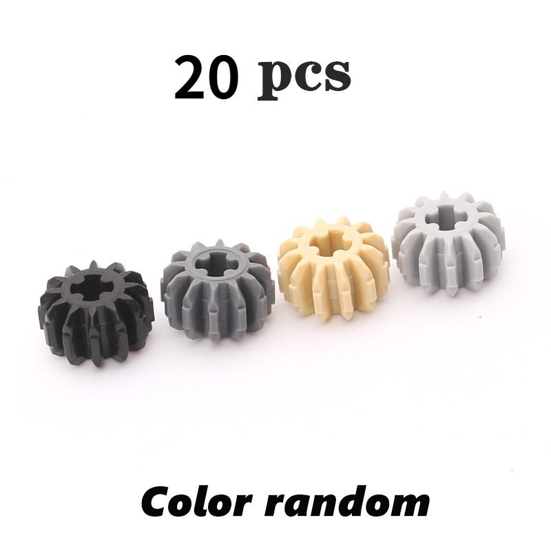 Серия MOC Gear Поворотная платформа с шестернями Зубчатая рейка и шестеренчатый дифференциал Высокотехнологичные детали Строительные блоки из мелких частиц Игрушки