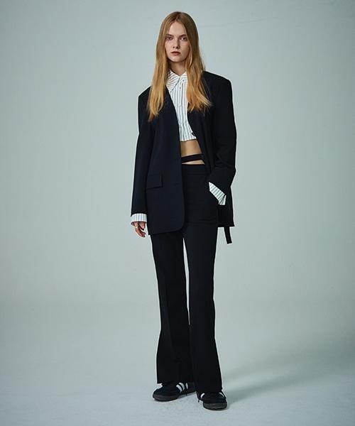 LINE STUDIO ONE Брюки с боковым разрезом и поясом Jwslni0100