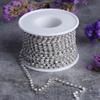 1 Roll Gold/Silver Crystal Chain For  Necklace Wedding Decoration Accessories