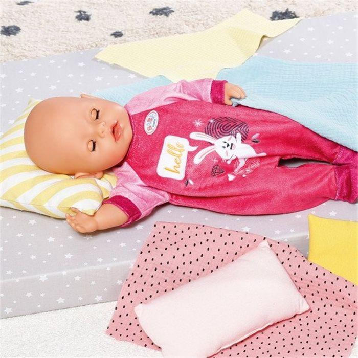 Комбинезон - BABY BORN - Розовый - С рисунком кролика - С вешалкой - Для куклы 43 см
