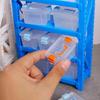 Имитация стеллажа для демонстрации на складе с ящиком для хранения Улучшает пространственное восприятие Реалистичные декорации для сцены кукольного домика