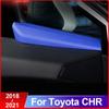 For Toyota C-HR CHR 2016-2017 2018   Front Door Window Inner Triangle A Colum Cover Sticker Trim Decoration Accessory