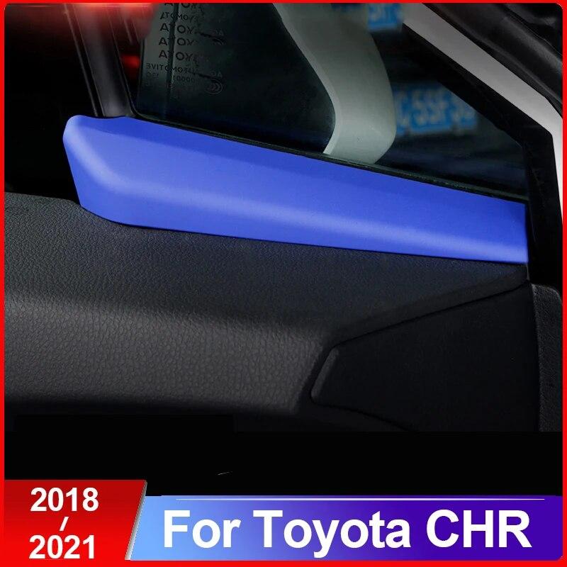 Для Toyota C-HR CHR 2016-2017 2018 передняя дверь, окно, внутренний треугольник, крышка, наклейка, декоративная отделка, аксессуар
