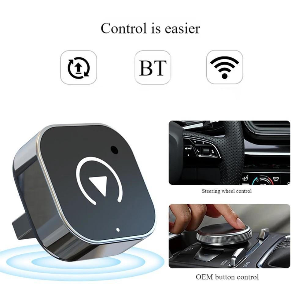 Two-in-One Wireless CarPlay & Android Auto Adapter