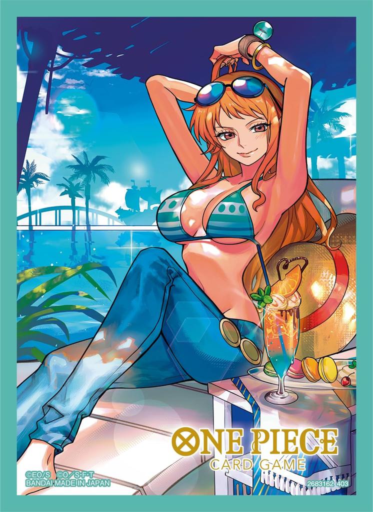 Bandai Официальная карта ONE PIECE Card Game, обложка 4 из (Набор 4)