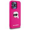 Karl Lagerfeld Klhmp15Xskhpplf Iphone 15 Pro Max 6.7 Fuksja/Fuschia Hardcase Silicone Karl Head Print Magsafe