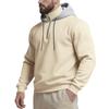 Men's 1/4 Zip Cargo Hoodie | Drawstring Multi-Pocket, Solid Color For Outdoor & Casual Wear