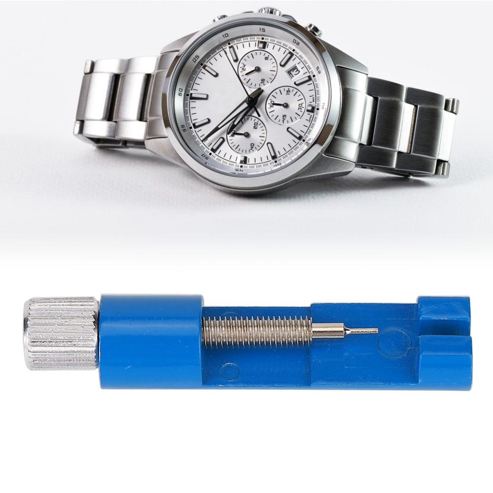 Metal Watch Band Strap Bracelet Adjuster Tool Link Pins Remover Repair Watchmaker (Blue)