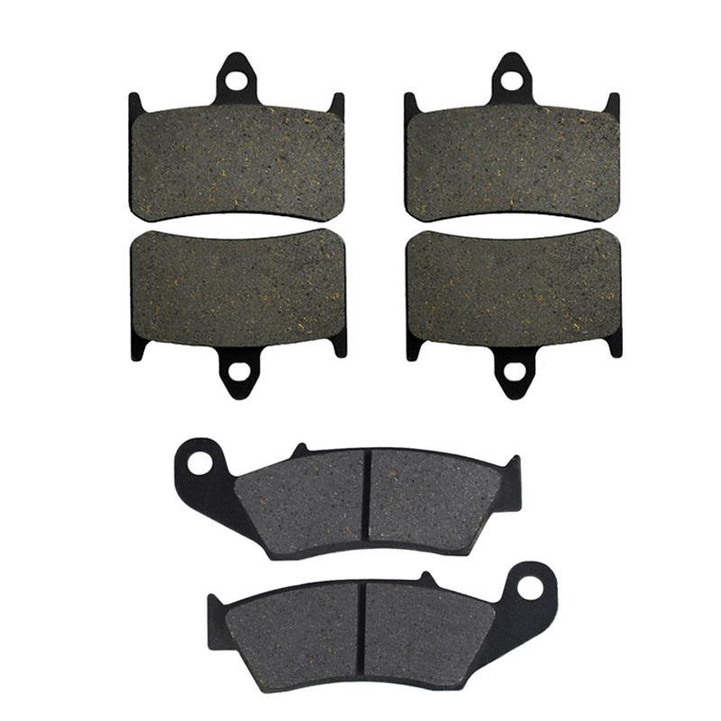 Motorcycle Parts Front & Rear Brake Pads Kit For Honda VFR400 VFR 400 R3K R3L R3M R3N NC30 1989-1992 Metal & Brass Alloys