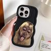 Чехол-бутылочка с обезьянкой для iPhone 17 Air 15 Plus 13 14 XR 16 Pro Max 12 11 8 Мягкий чехол для телефона