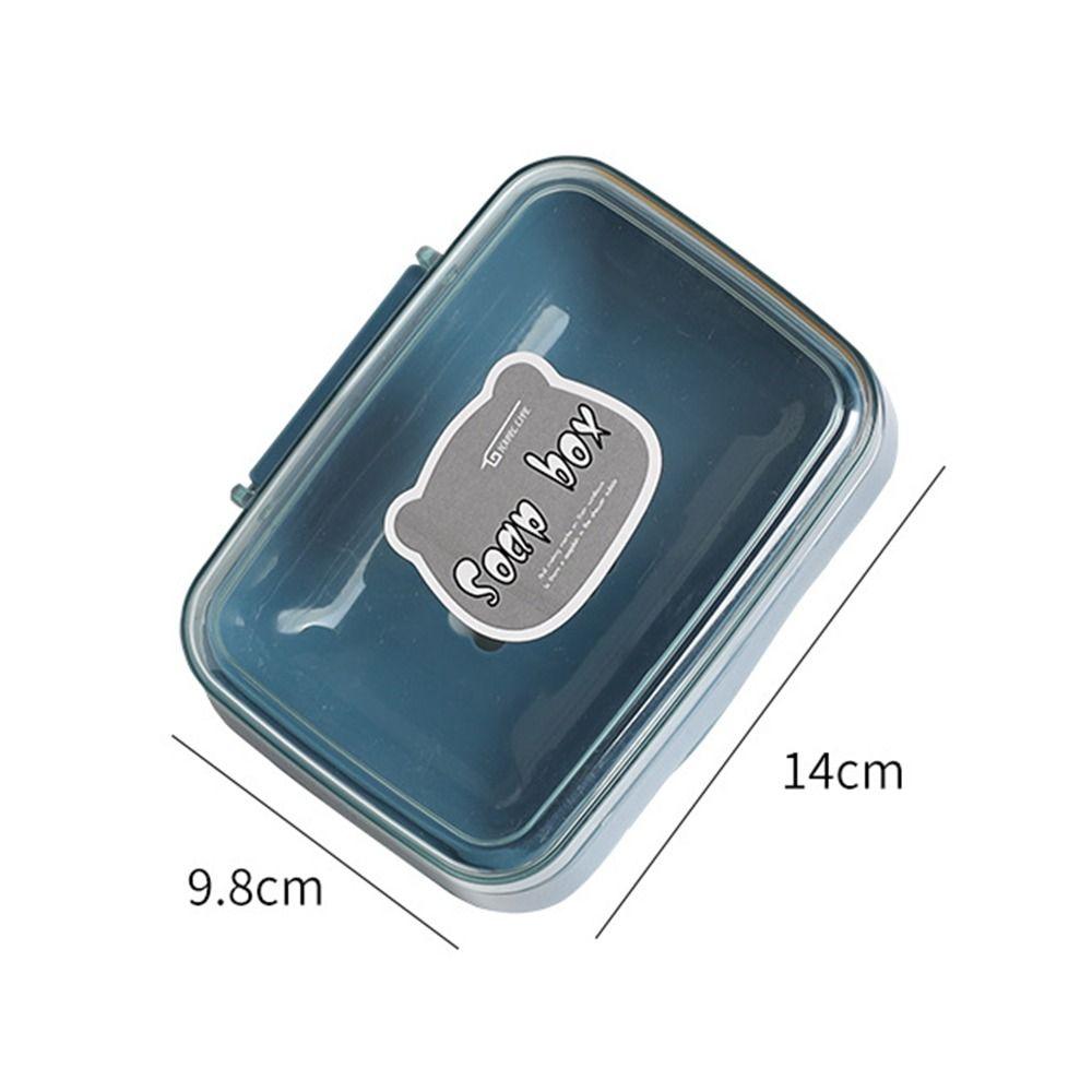 Bathroom Accessories Double Layer With Cover Shampoo Boxes Soap Holder Travel Soap Box Soap Dish