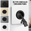 Storage 86Type With Outlet Hole Cable Cover Decorative Cover Cable Socket Panel Wall Blank Panel