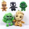 Marvel Мстители Черная Пантера Халк Грут Плюшевые Игрушки Мягкий ПП Хлопок Набитые Супергерои