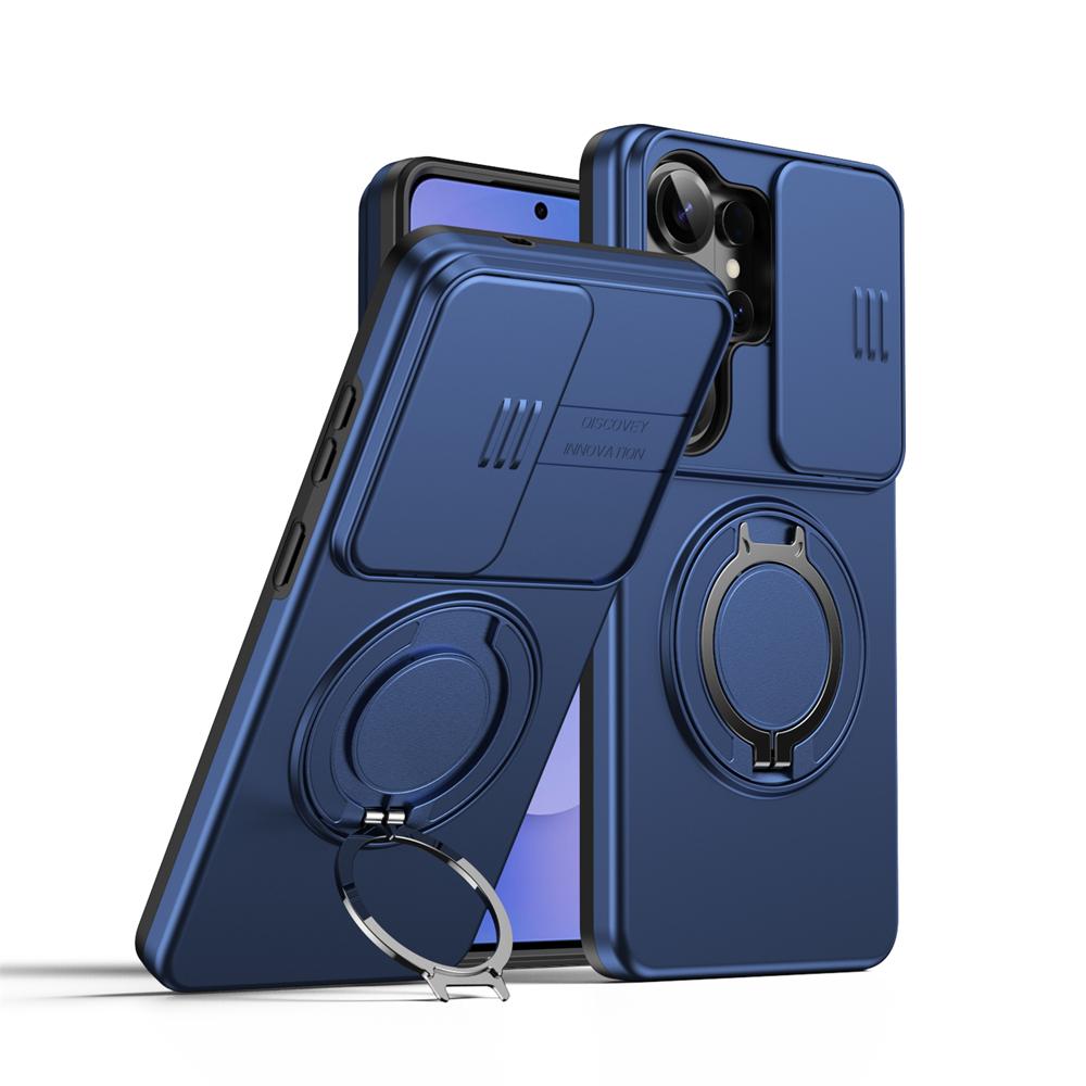 Магнитный чехол-броня для Samsung Galaxy S26 S25 S24 Plus S23 Ultra A57 A37 A27 A17 A07 A56 Чехол с кольцом-держателем и защитой камеры