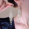 Модные изысканные серьги с длинной кисточкой: Элегантный, Блестящий и Универсальный для Женщин