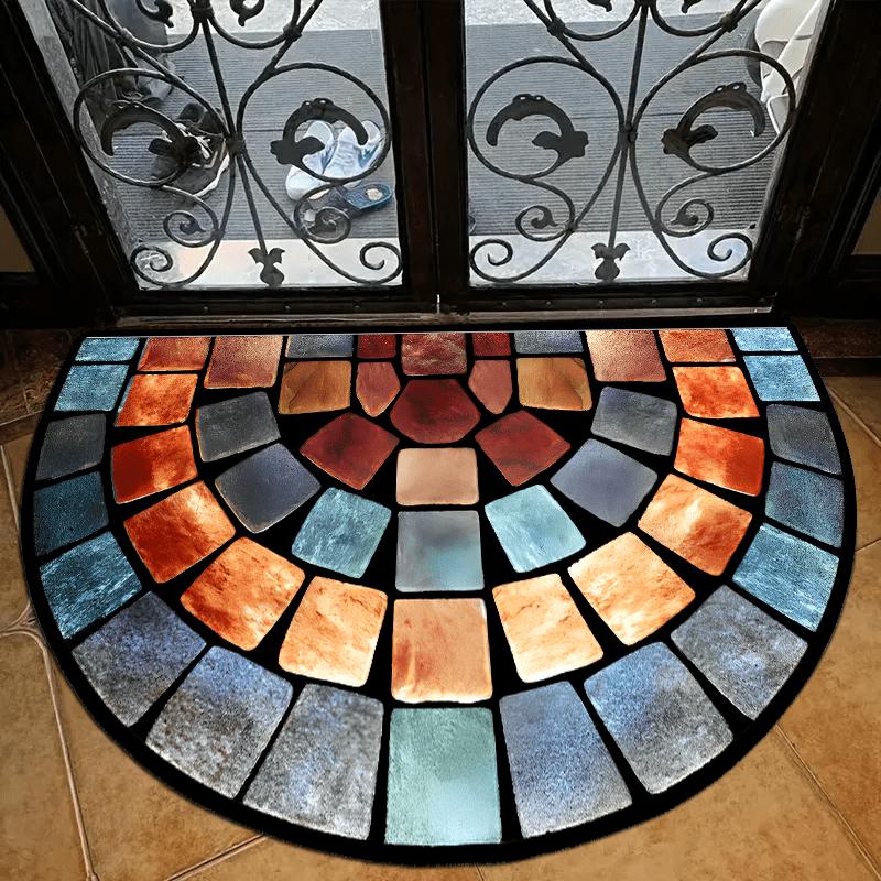 Нескользящий дверной коврик Chic Art Design — толстый, мягкий полиэстеровый ковер для домашнего декора, идеально подходит для веранд и гостиных