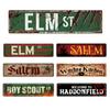Vintage Horror Movie Road Metal Sign Perfect Wall Art for Home, Restaurant, Bar, Cafe, Garage Water-Proof And Dust-Proof
