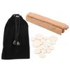 Clarinet Accessories Kit Bb Key 17Pcs Sound Hole Pads 10Pcs Natural Cork Sheets