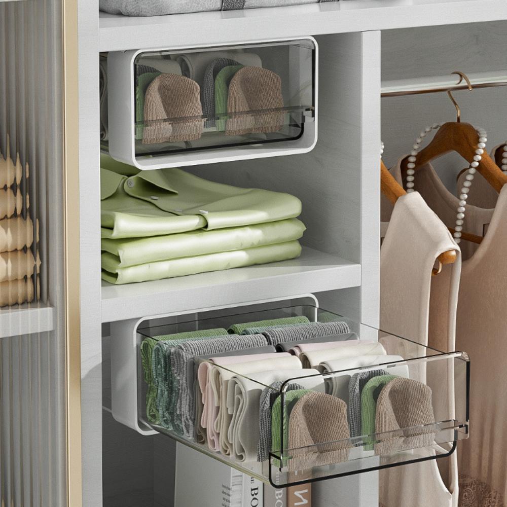 Скрытый под столом шкаф для хранения вещей с выдвижным ящиком, самоклеящийся ящик для хранения вещей, офисный стол