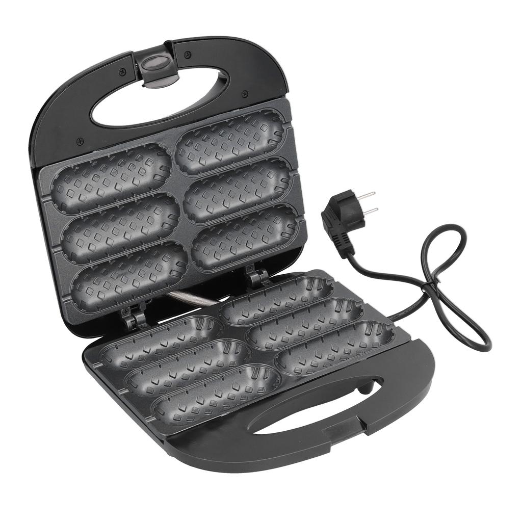 6-секционный двусторонний подогреватель хот-догов 750 Вт бытовая машина для завтрака для дома