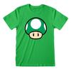 Super Mario Unisex Adult 1-UP Mushroom T-Shirt