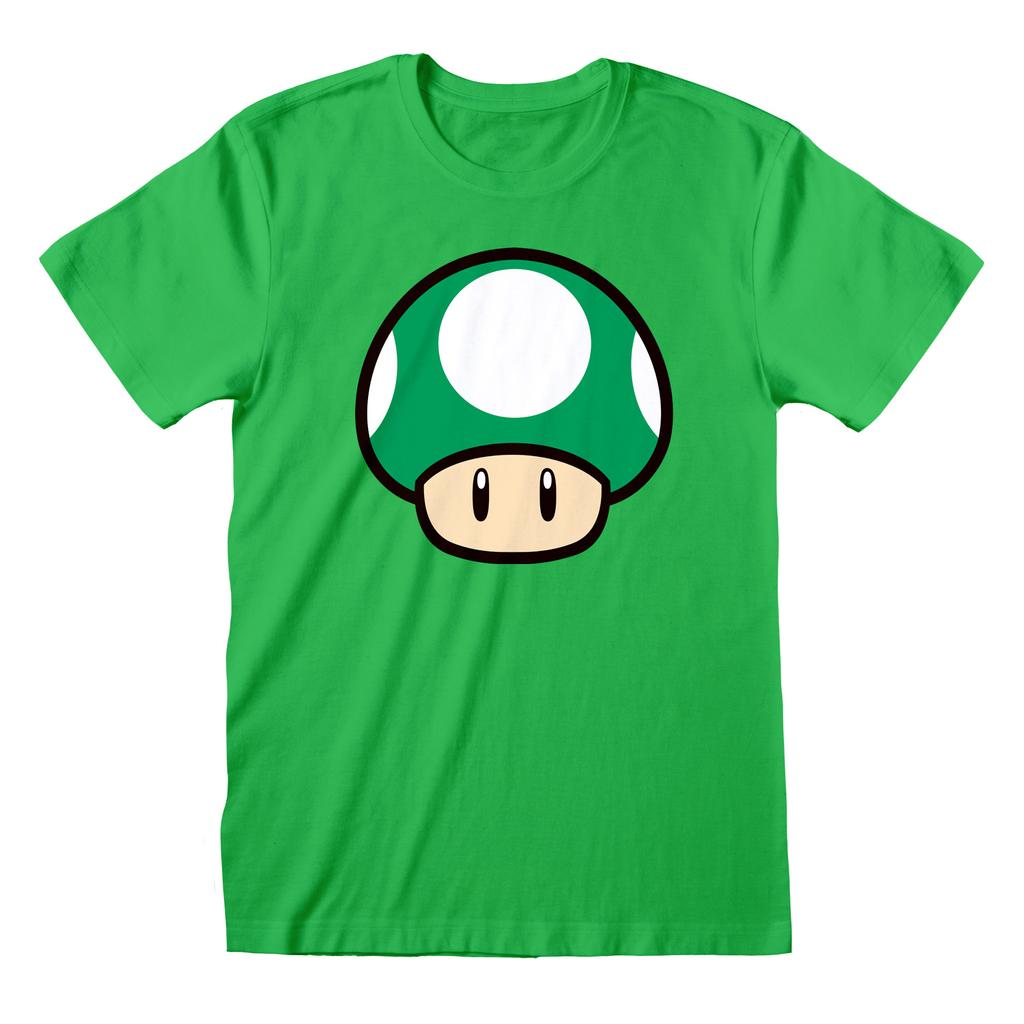 Super Mario Unisex Adult 1-UP Mushroom T-Shirt
