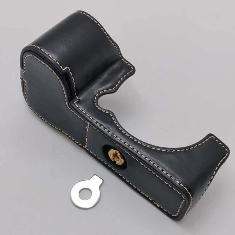 Fujifilm X-S20 Half Base Camera Grip Cover With Wrist Strap PU Leather Case Dustproof Shockproof Protective Sleeve