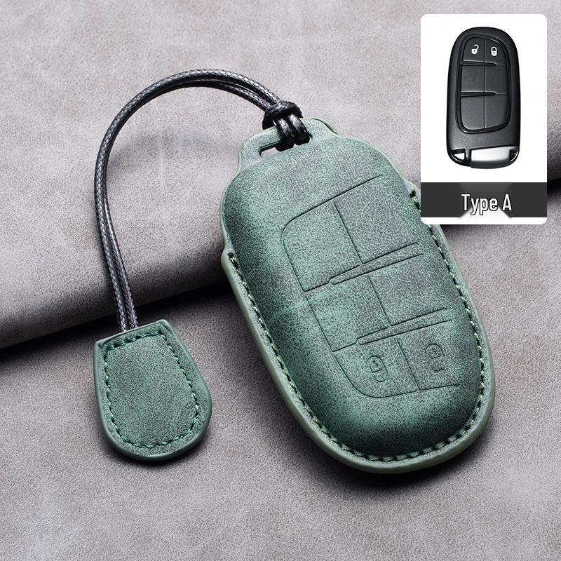 Чехол для ключа автомобиля для Compass, Renegade, Cherokee, Wrangler – Унисекс Аксессуар для ключей и Брелок-подвеска