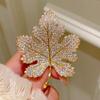 Delicate Maple Leaves Brooch for Women Men Simple Plant Brooches Pins Jewelry Trendy Accessories Summer Holiday Gifts 2025