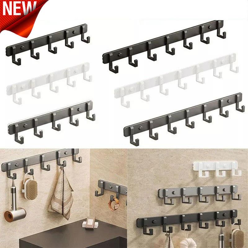 Металлический крючок, крепящийся на стену, крепится к стене ванной комнаты без перфоратора, вешалка для одежды для кухни, несущий крючок для одежды