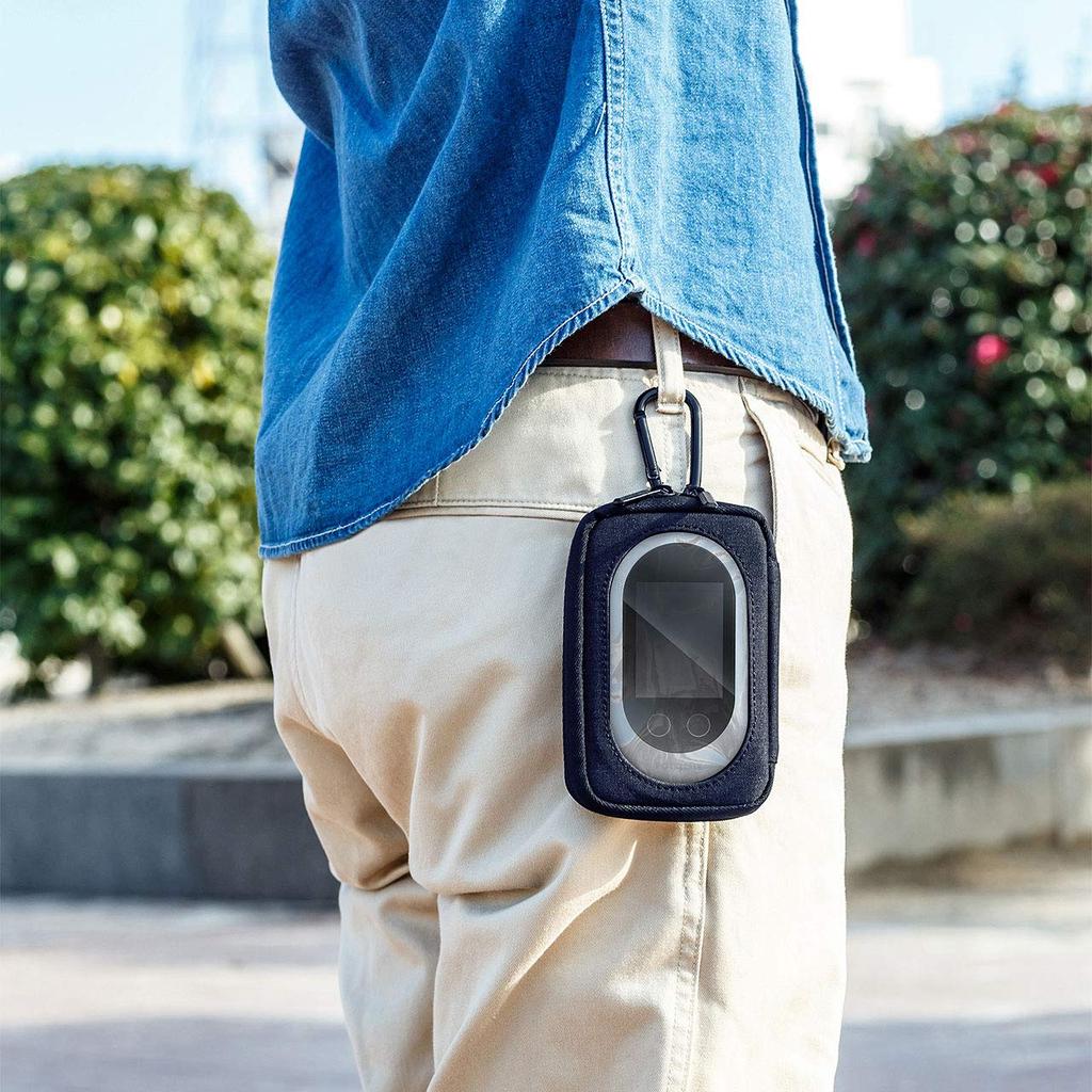 SANWA SUPPLY POCKETALK W Series Compatible Pouch, Black, PDA-POKE1BK