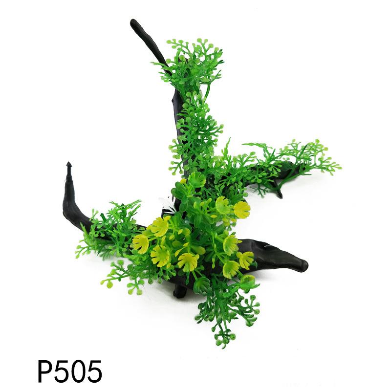 Пластиковые украшения для воды, растения, аквариумные растения, имитация рыб, аквариумный пейзаж, поддельные водные микропейзажные украшения