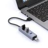 Biaz USB 3.0 Высокоскоростной 4-портовый Алюминиевый Хаб HUB21 - Серый