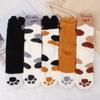 gift Fluffy Thickening Plush Sleep Bed Sock Floor Socks Cashmere Sox Coral velvet socks Paw pattern