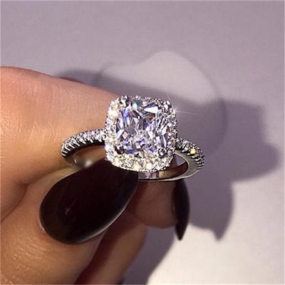 Женское кольцо с камнем