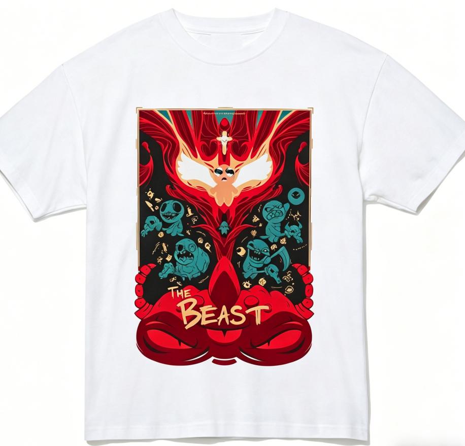 The Binding of Isaac Indie Anime Lover T shirt Year round clothing personality Clothes Plus Size Unisex New Model Couples high quality soft