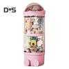 Transparent Vertical Toy Organizer Doll Storage Bucket Large Capacity Dustproof Easy To Install Vertical Stuffed Animal Storage Tube