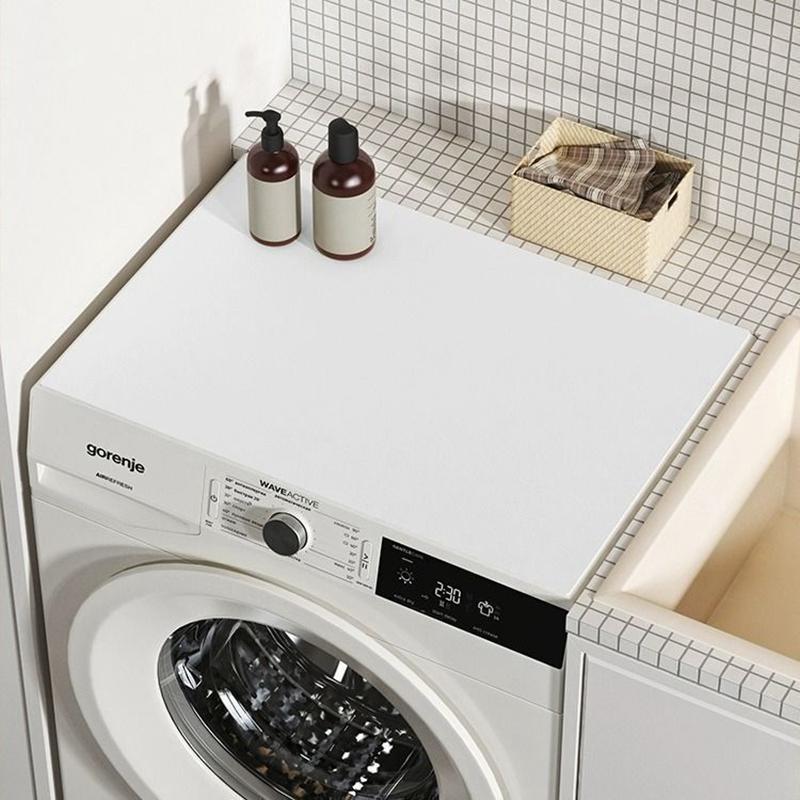 Non-slip Washing Machine Drain Pad Super Absorbent Machine Dust Cover Refrigerator Top Mat Kitchen Bath Dustpoof Pad Home Decor