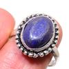 Lapis Lazuli Gemstone 925 Sterling Silver Jewelry Ring Size 8